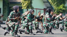Korem 084/BJ gelar pencak silat Militer