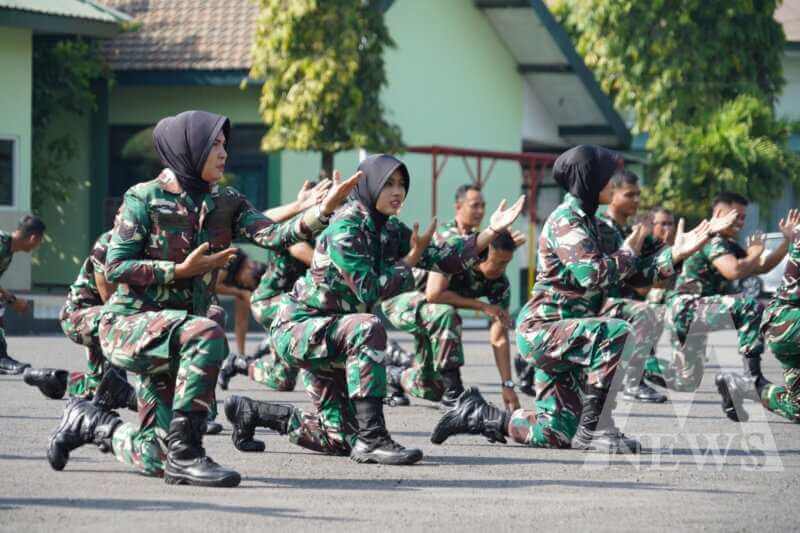 Korem 084/BJ gelar pencak silat Militer