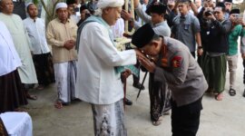 Kapolri Jenderal Listyo Sigit Prabowo saat Silaturahmi ke Ponpes Al-Hamidy Banyuanyar