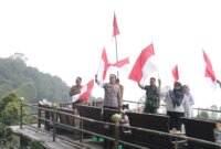 Polres Magetan dan Forkopimda di Lereng Lawu