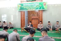 Polres Nganjuk Gelar Binrohtal