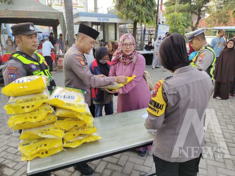 Polsek Bojonegoro Kota gelar Gerakan Pangan Murah
