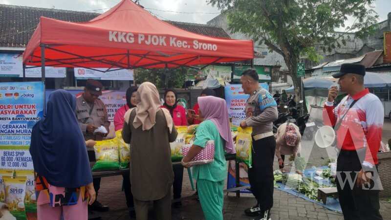 Polresta Banyuwangi dan Bulog gelar GPM