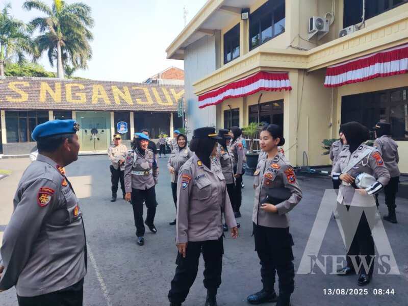 Propam Polres Nganjuk gelar Gaktiplin