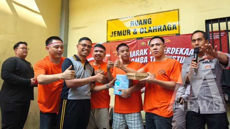 Polres Gresik gelar lomba untuk tahanan