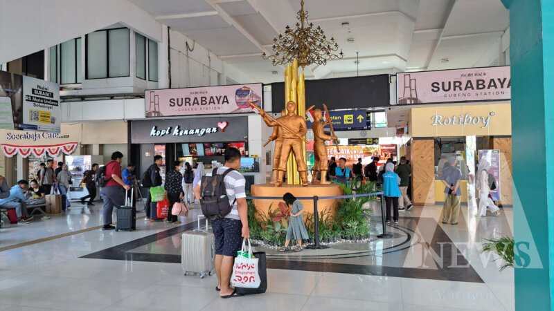 KAI Daop 8 Surabaya catat lonjakan di libur Kemerdekaan