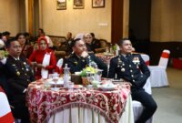 Kapolres Gresik AKBP Rovan Richard Mahenu saat hadiri peringatan HUT RI