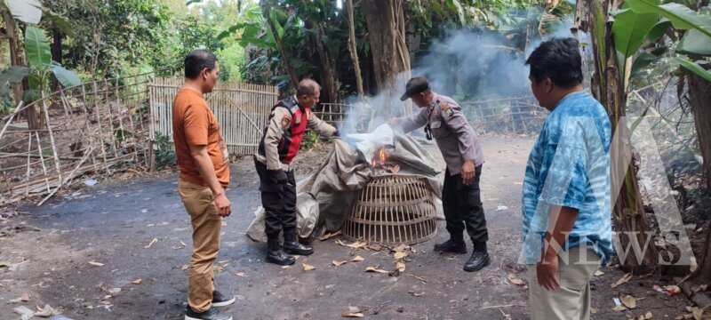 Polsek Balongbendo bongkar arena sabung ayam di Sidoarjo