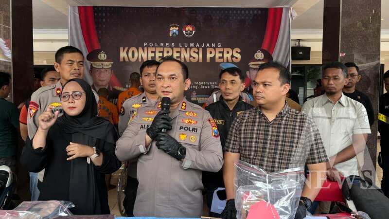 Polres Lumajang amankan 2 tersangka pencuri meteran air Perumdam Tirta Mahameru