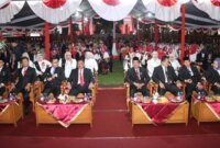 Forkopimda Nganjuk gelar resepsi kenegaraan di pendopo KRT Sosro Koesomo