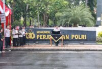 Upacara Peringati Hari Juang Polri di Surabaya