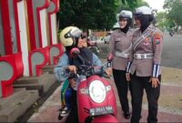 Satlantas Polres Nganjuk layani warga beraktivitas di jam sibuk