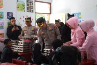 Kapolresta Banyuwangi AKBP Rama Samtama Putra saat launching SPPG