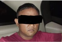 Tersangka diamankan Polisi beserta barang buktinya