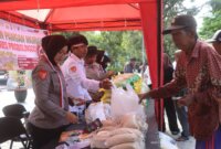 Polres Probolinggo dan Bulog Gelar GPM