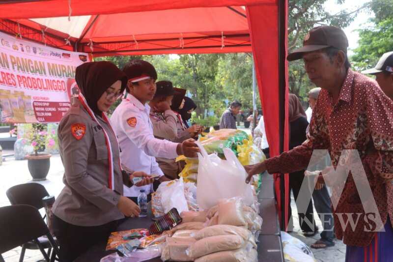 Polres Probolinggo dan Bulog Gelar GPM