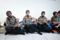 Srikandi Bhayangkara Polda Jatim Baksos di Griya Yatim SYD Indonesia