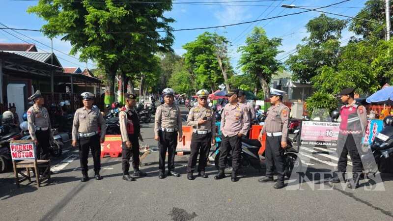 Polres Nganjuk gelar patroli SREG