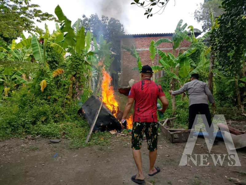 Polsek Sukodono datangi arena diduga sabung ayam