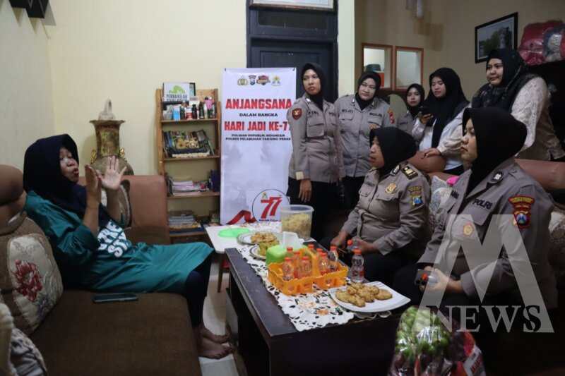 Polwan Polres Pelabuhan Tanjung Perak gelar anjangsana