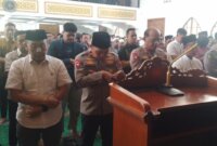 Polda Jatim Gelar Shalat Ghaib