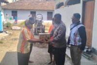 Polres Kediri bantu sumur bor di HUT Polwan ke-77