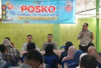 Satlantas Polres Gresik gelar Kampung Tertib Lalulintas