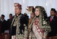 Kapolres Nganjuk AKBP Henri Noveri Santoso saat peringati HUT RI