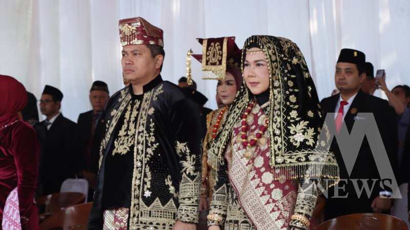 Kapolres Nganjuk AKBP Henri Noveri Santoso saat peringati HUT RI