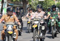Forkopimda Nganjuk Patroli Skala Besar