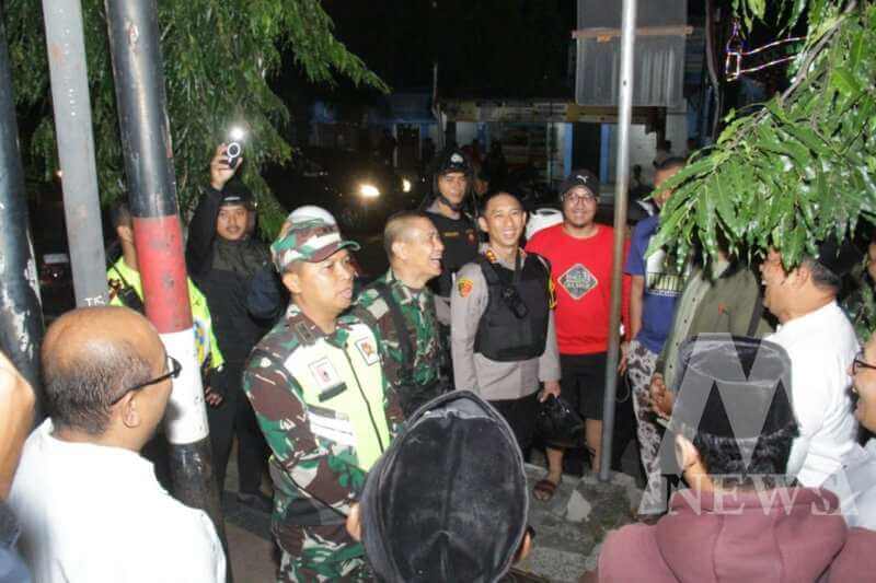 Polres Kediri Kota dan Kodim 0809 Patroli Gabungan