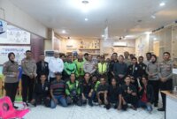 Satlantas Polres Gresik dan Komunitas Gelar Deklarasi Damai
