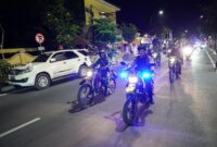 Polres Bojonegoro dan Kodim 0813 gelar patroli skala besar