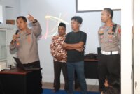 Kapolres Nganjuk AKBP Henri Noveri Santoso cek dapur SPPG