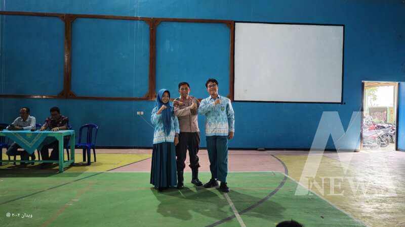 Polres Nganjuk sosialisasi ke SMAN 1 Tanjunganom etika bermedsos