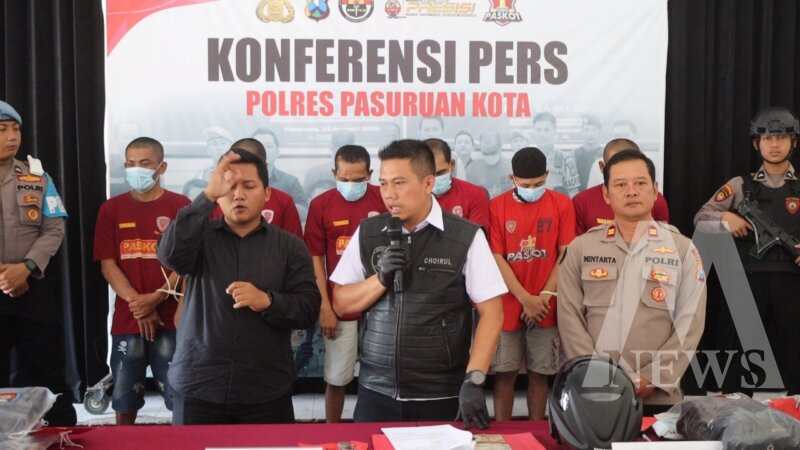 Tersangka kasus curanmor diamankan Polisi beserta barang buktinya