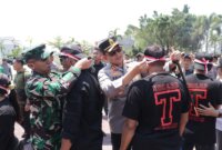 Ribuan Pendekar dan Ormas gelar Deklarasi Damai bersama Kapolres Magetan AKBP Raden Erik Bangun Prakasa