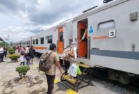 Stasiun Gubeng catat volume penumpang tertinggi