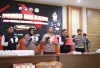 Polres Kediri ungkap 14 kasus peredaran Okerbaya dan Narkotika