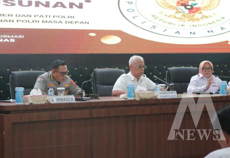 Tim Kompolnas monitoring bahas rekam jejak dan penanganan kasus menonjol