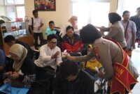 Polres Mojokerto Kota beri makanan gratis untuk pemohon SKCK