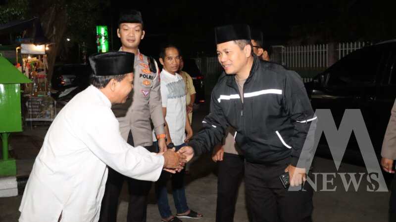 Kapolres Nganjuk AKBP Henri Noveri Santoso saat Silaturahmi Kamtibmas