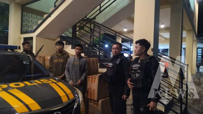 Polresta Banyuwangi sita truk angkut Miras (Arak)