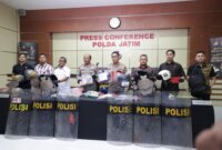 Polda Jatim Ungkap Kasus Kerusuhan di 10 Kota
