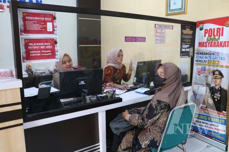 Polres Pacitan pelayanan SKCK hingga jam 01.00 dini hari