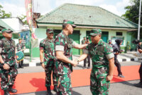 Pangdam V/Brawijaya Mayjend TNI Rudy Saladin hadiri acara di Markas Kodim 0830/Surabaya