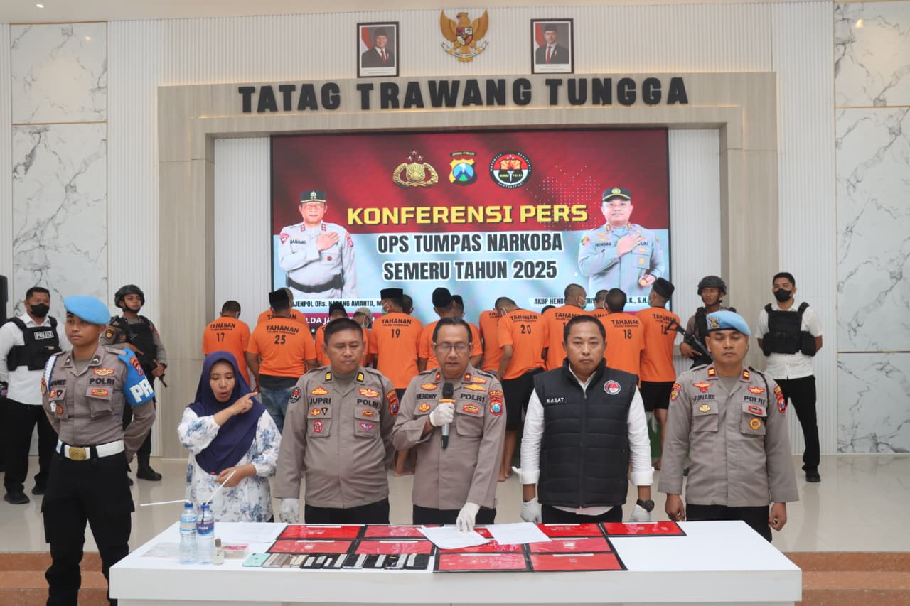 Satresnarkoba Polres Pamekasan tangkap 19 tersangka beserta barang buktinya