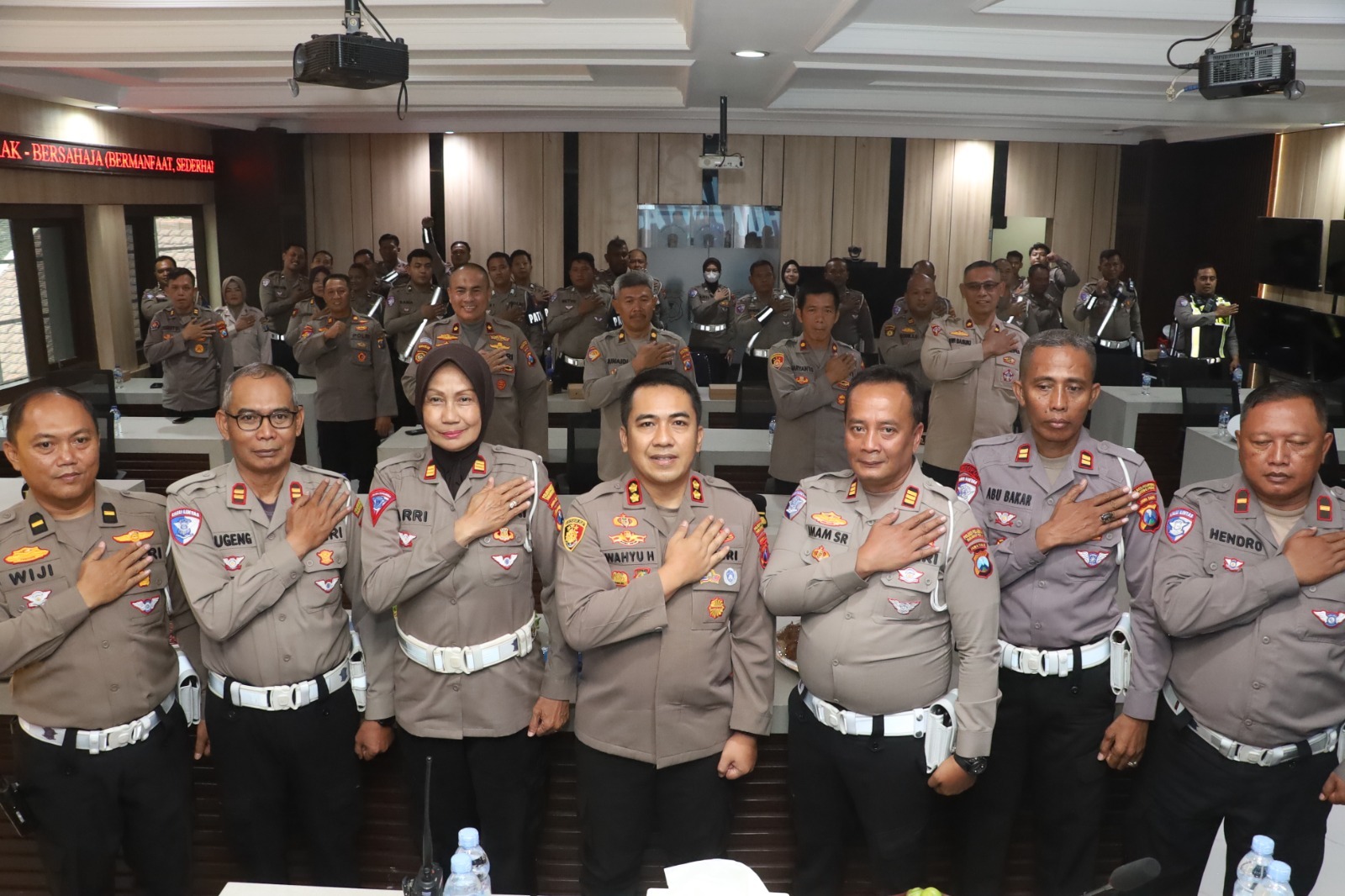 Polres Tanjung Perak gelar Tasyakuran peringati HUT Lalulintas ke-70
