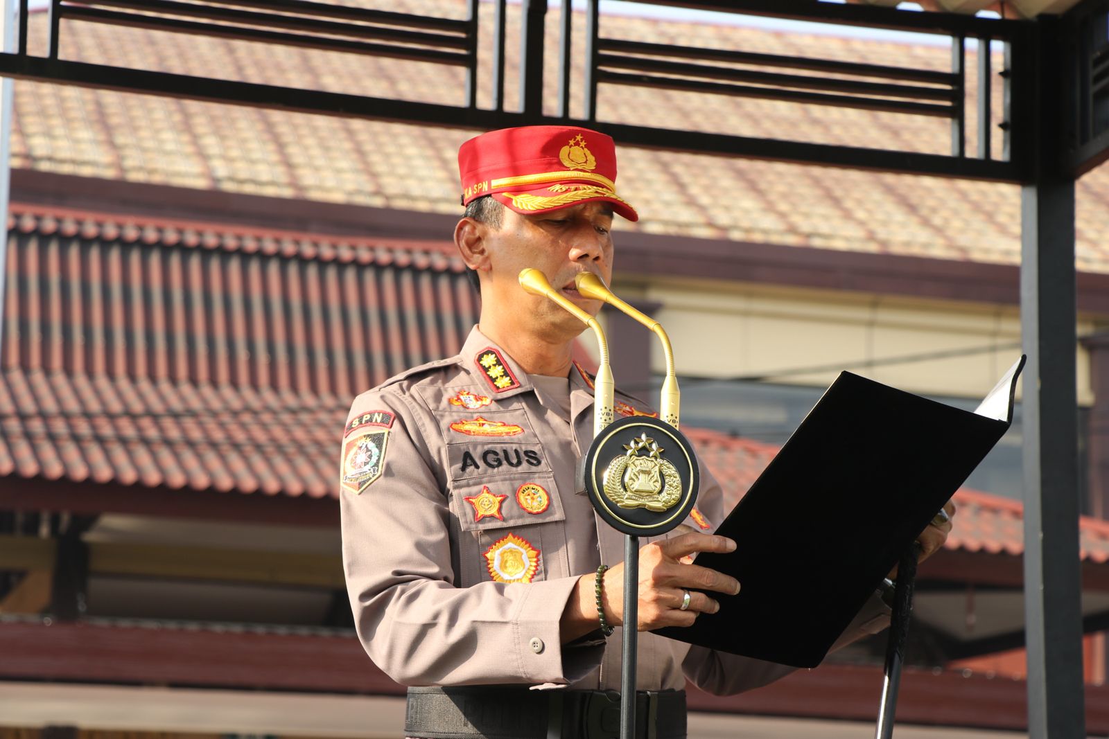 Kepala SPN Polda Jatim, Kombespol Agus Wibowo