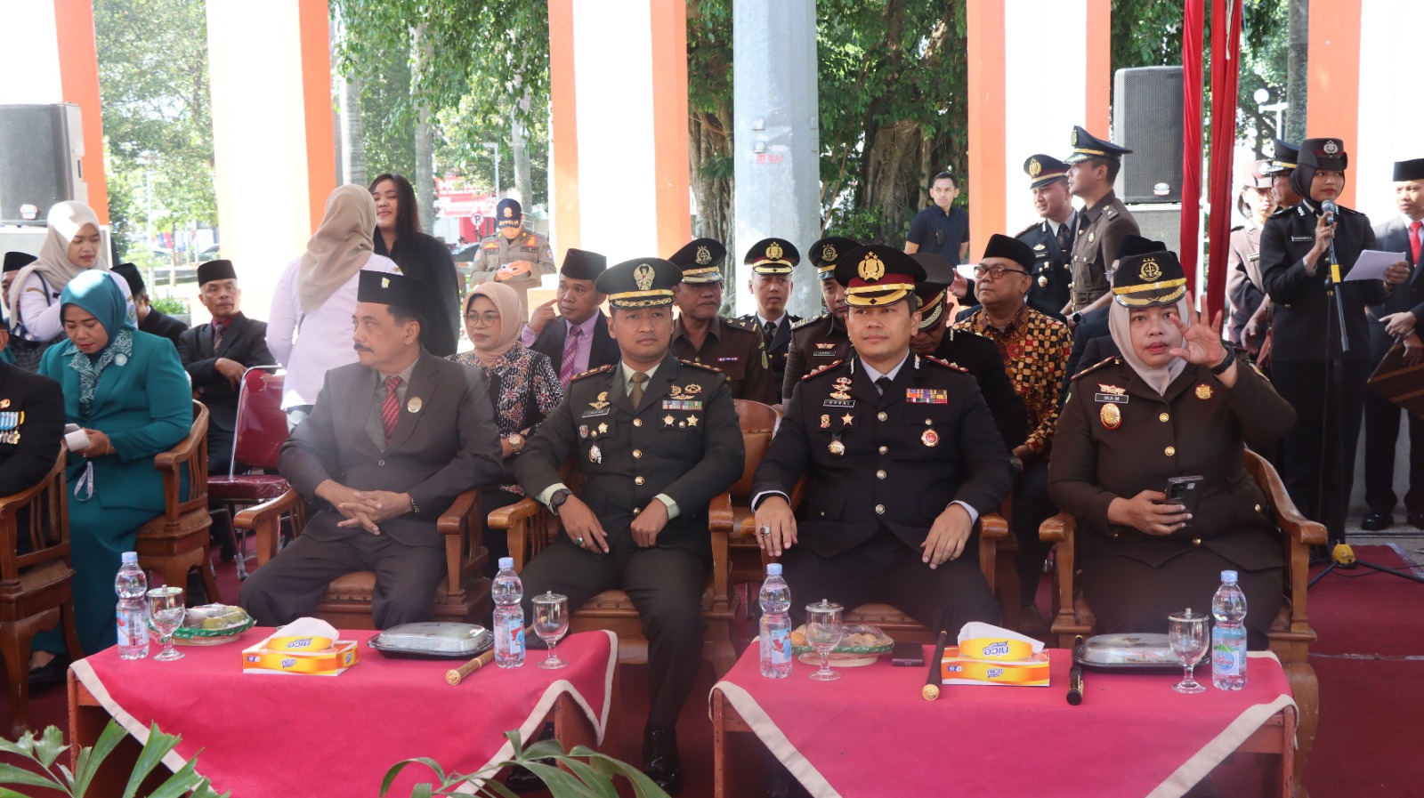 Kapolres Nganjuk AKBP Henri Noveri Santoso hadiri upacara Hari Kesaktian Pancasila